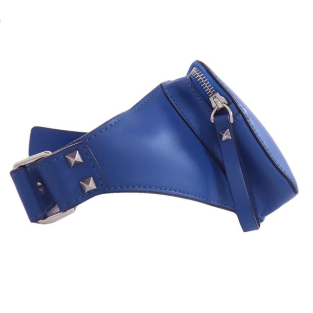 バレンティノ VALENTINO ロゴ ボディバッグ レザー レディース 中古