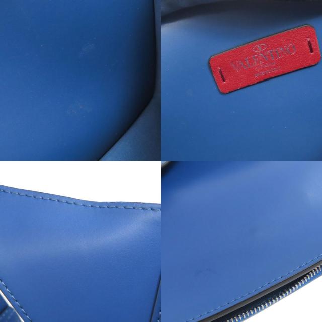 バレンティノ VALENTINO ロゴ ボディバッグ レザー レディース 中古