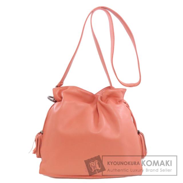 ロエベ LOEWE  フラメンコ  ショルダーバッグ ラムスキン レディース  中古