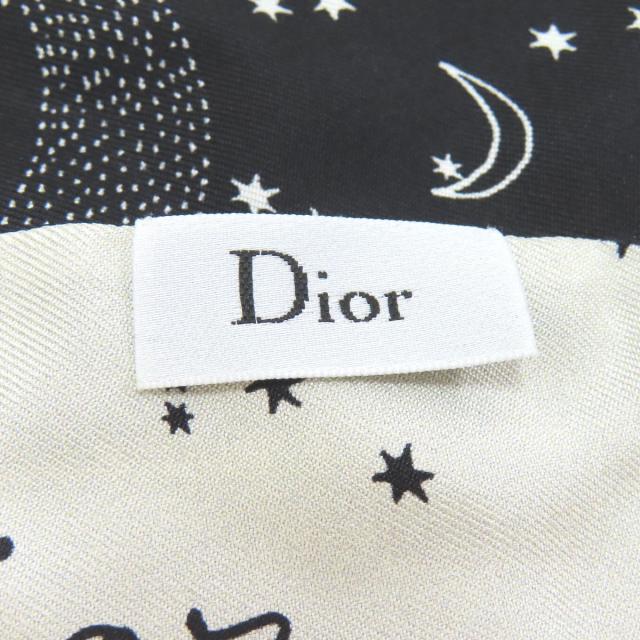 クリスチャンディオール CHRISTIAN DIOR ミッツァ 星座柄 スカーフ