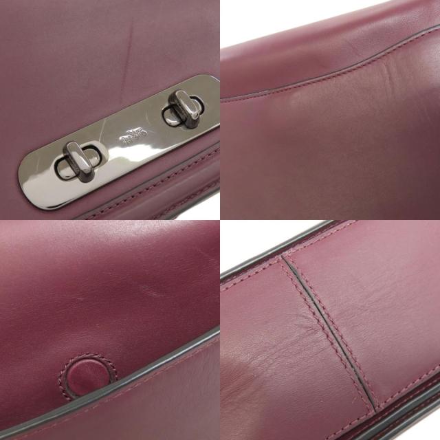 コーチ COACH 54640 ロゴ ショルダーバッグ レザー レディース 中古_7