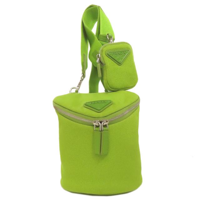 PRADA プラダ 2VH147 ロゴ ショルダーバッグ キャンバス レディース [中古] PRADA - PRADA プラダ 2VH147 ロゴ ショルダーバッグ キャンバス