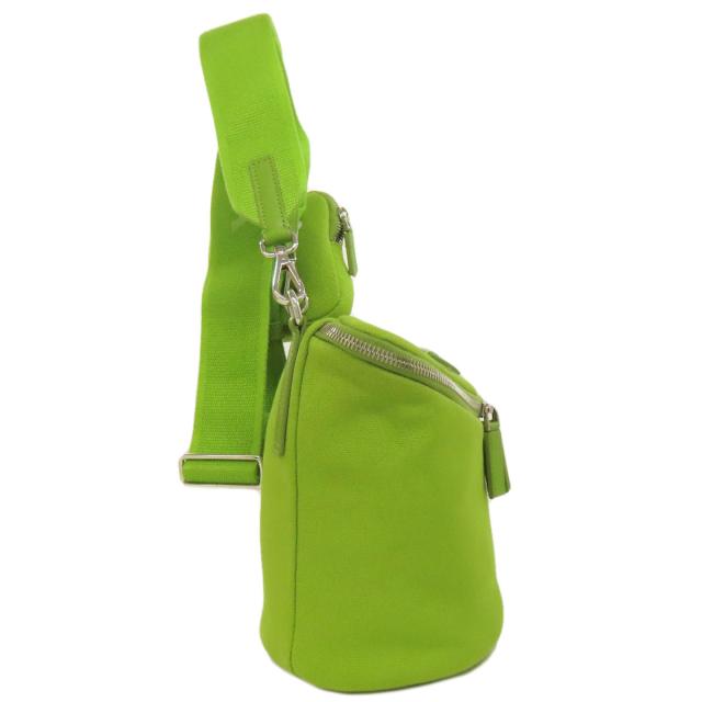 プラダ PRADA 2VH147 ロゴ ショルダーバッグ キャンバス レディース 中古_3
