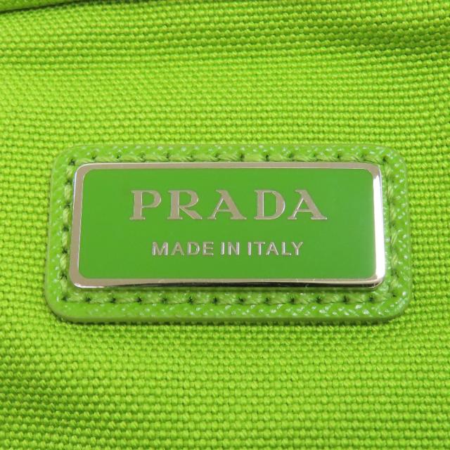 プラダ PRADA 2VH147 ロゴ ショルダーバッグ キャンバス レディース 中古_6