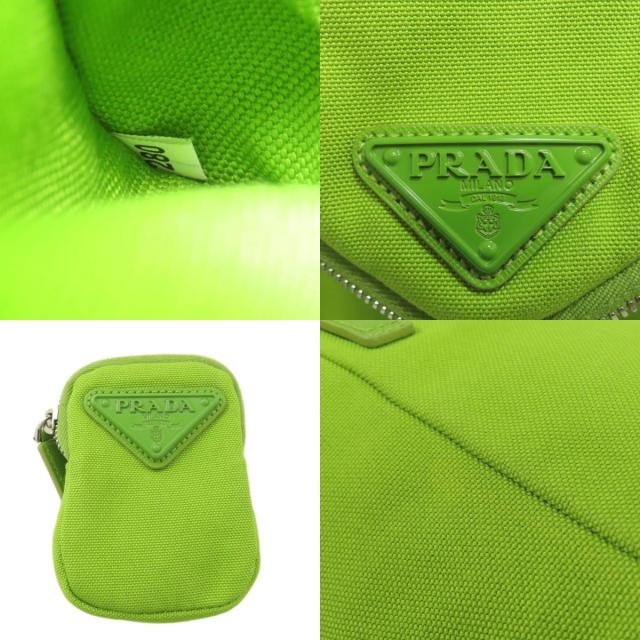 プラダ PRADA 2VH147 ロゴ ショルダーバッグ キャンバス レディース 中古_7