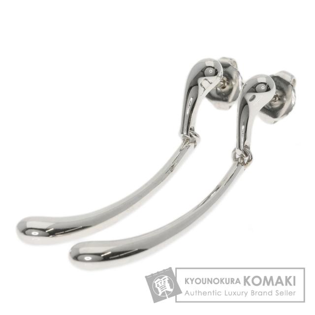 ティファニー TIFFANY&Co. エロンゲイテッド ティアドロップ ピアス シルバー レディース 中古