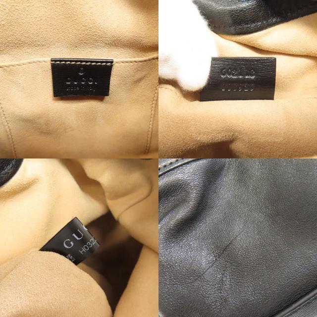 グッチ GUCCI 602118 ホースビット バケットバッグ トートバッグ レザー レディース 中古_6