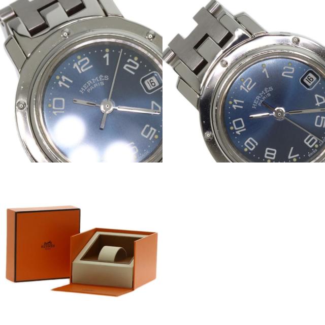 エルメス HERMES CL4.210  クリッパー  腕時計 ステンレススチール SS   レディース  中古_9