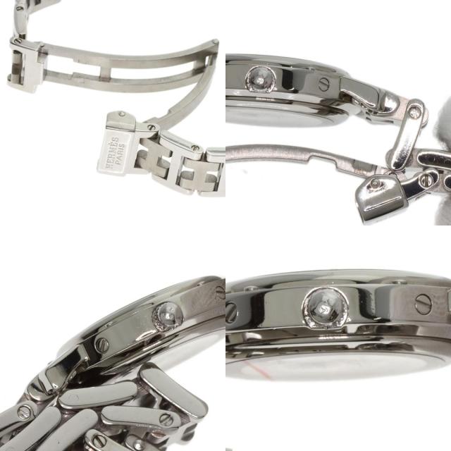 エルメス HERMES CL4.210  クリッパー  腕時計 ステンレススチール SS   レディース  中古_5