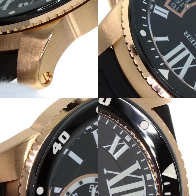 カルティエ CARTIER W7100052  カリブルドゥカルティエ ダイバー  腕時計 K18ピンクゴールド 中古_6