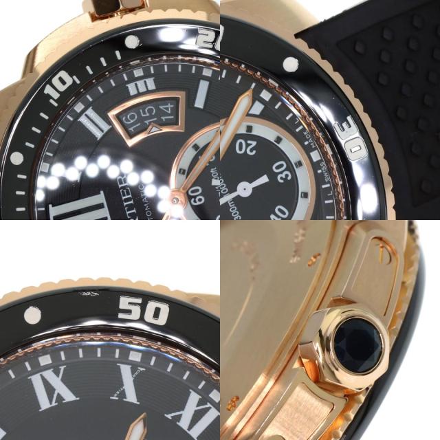 カルティエ CARTIER W7100052  カリブルドゥカルティエ ダイバー  腕時計 K18ピンクゴールド 中古_7