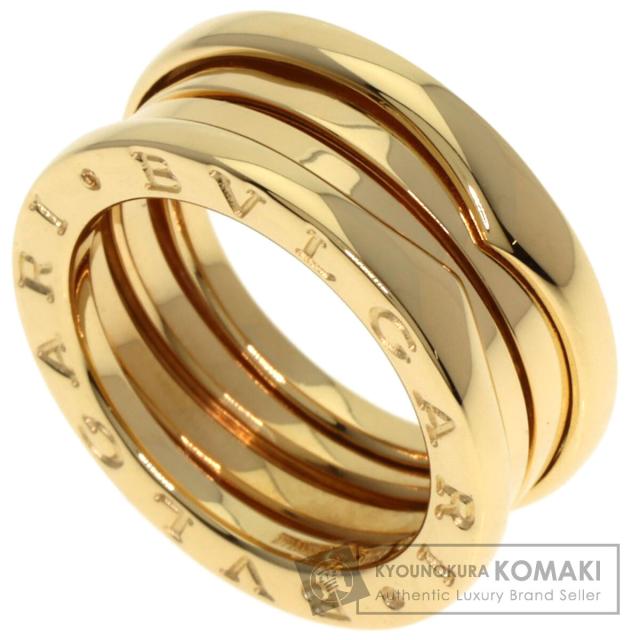 ブルガリ BVLGARI  B-zero1 ビーゼロワン 3バンド #50  リング・指輪 K18イエローゴールド 中古