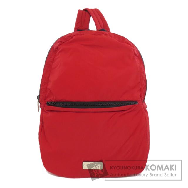 バレンティノ VALENTINO  ロゴ  リュック・デイパック ナイロン素材 レディース  中古