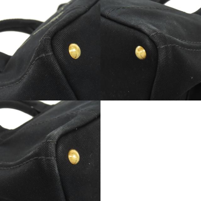 プラダ PRADA カナパ 2WAY ハンドバッグ キャンバス レディース 中古_9