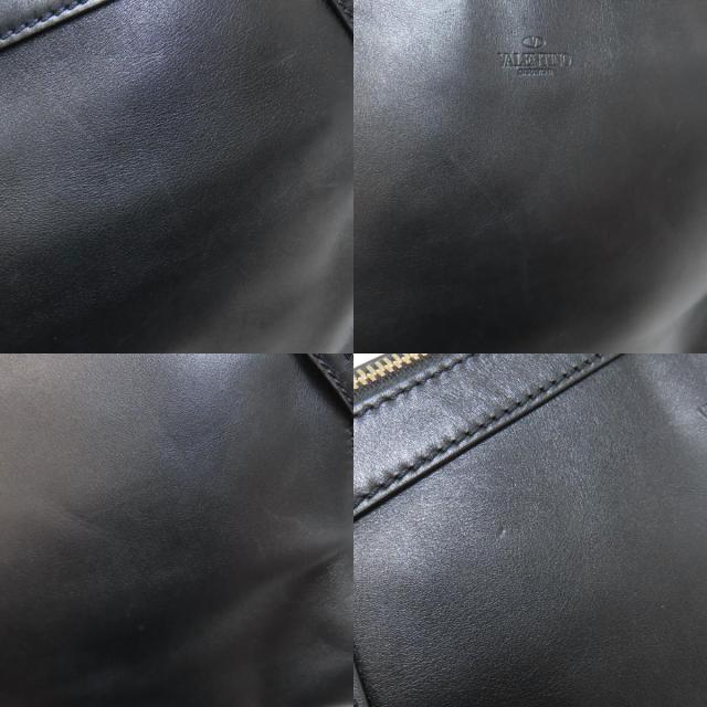 バレンティノ VALENTINO スタッズ ショルダーバッグ レザー レディース 中古_6