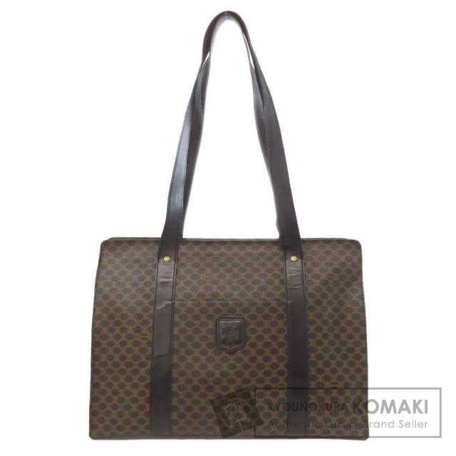 セリーヌ CELINE  マカダム柄  トートバッグ PVC レディース  中古