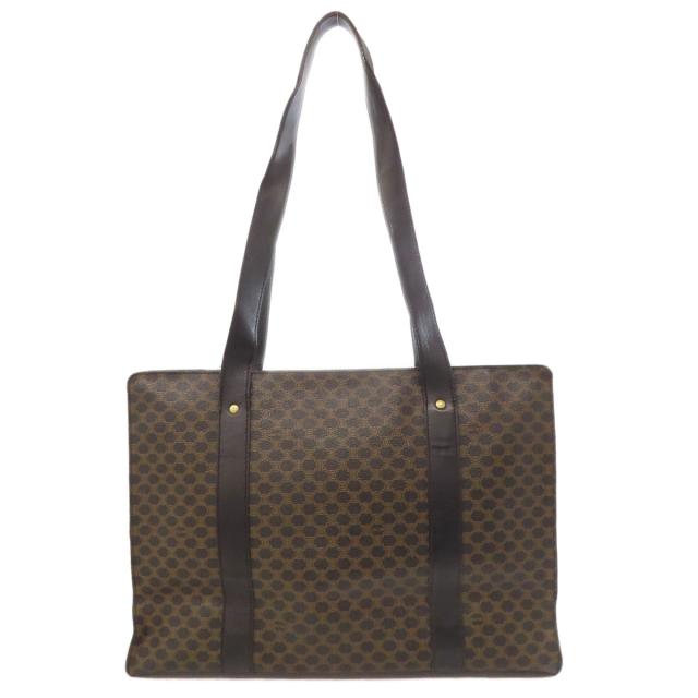 大*酒様 美品　CELINE セリーヌ マカダム柄 PVC トートバッグ エナメ セリーヌ CELINE マカダム柄 トートバッグ PVC レディース 中古 【公式