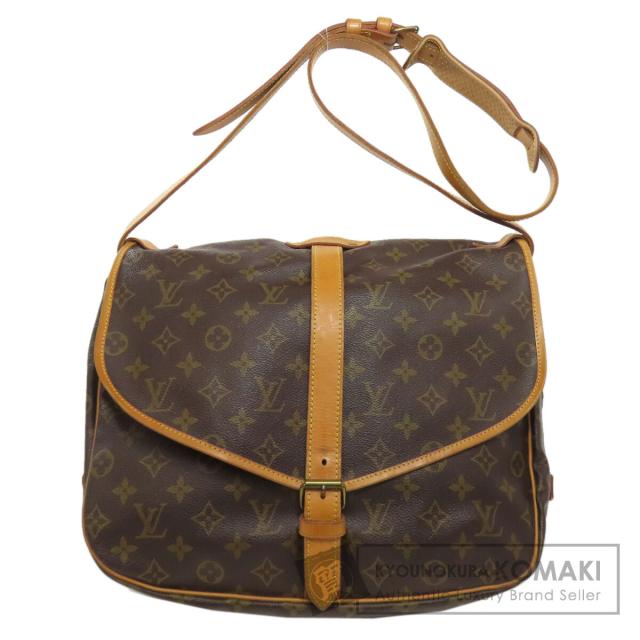 ルイヴィトン LOUIS VUITTON M42254  ソミュール35  ショルダーバッグ モノグラムキャンバス 中古