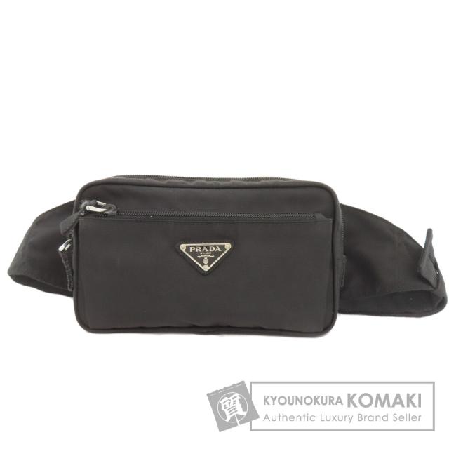 プラダ PRADA  ロゴ金具  ボディバッグ ナイロン素材 レディース  中古 プラダ PRADA ロゴ金具 ボディバッグ ナイロン素材 レディース 中古