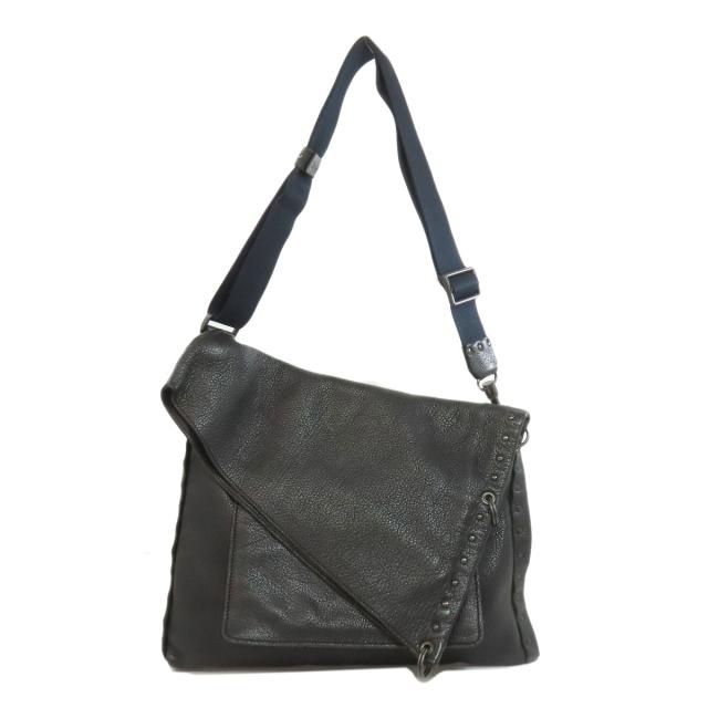 ボッテガヴェネタ BOTTEGA VENETA スタッズ ショルダーバッグ レザー レディース 中古_1