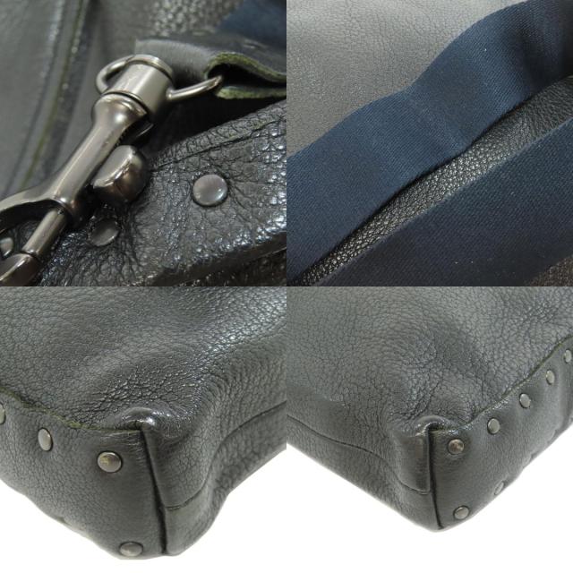 ボッテガヴェネタ BOTTEGA VENETA スタッズ ショルダーバッグ レザー レディース 中古_8