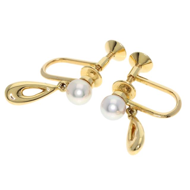 ミキモト MIKIMOTO  パール 真珠  イヤリング K18イエローゴールド レディース  中古_2