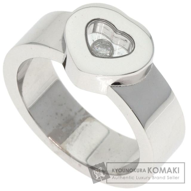ショパール Chopard  ハッピーダイヤモンド  リング・指輪 K18ホワイトゴールド レディース  中古