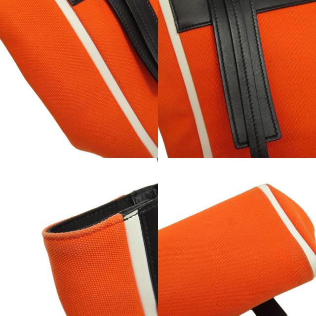 プラダ PRADA ウーヴェルチュール 2WAY ハンドバッグ キャンバス レディース 中古_6