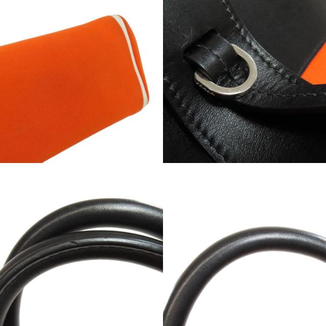 プラダ PRADA ウーヴェルチュール 2WAY ハンドバッグ キャンバス レディース 中古_7