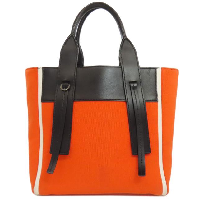 プラダ PRADA ウーヴェルチュール 2WAY ハンドバッグ キャンバス レディース 中古_2