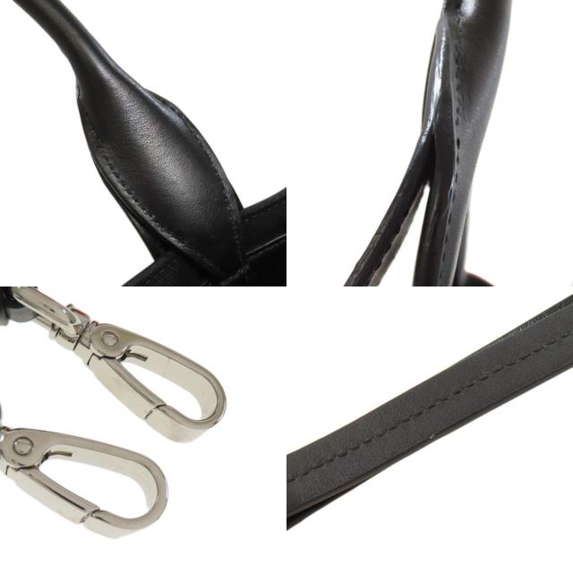 プラダ PRADA ウーヴェルチュール 2WAY ハンドバッグ キャンバス レディース 中古_8