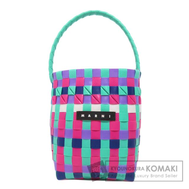 マルニ MARNI  カゴバッグ  ハンドバッグ ポリプロピレン レディース  中古