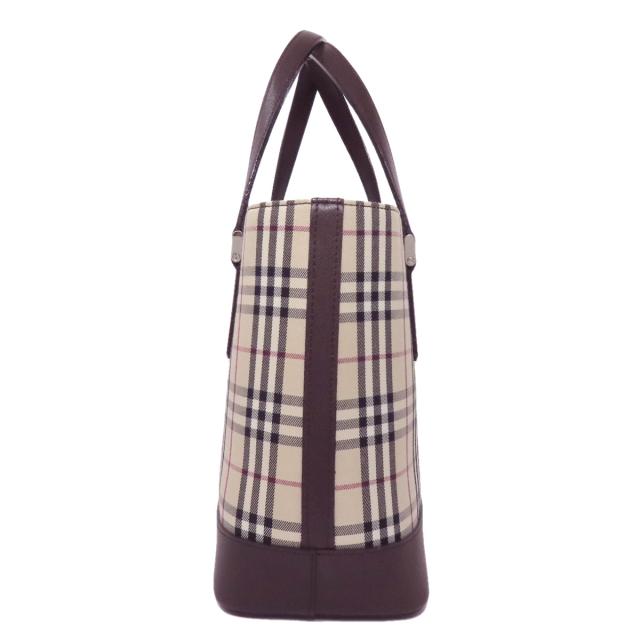 バーバリー BURBERRY ノバチェック ハンドバッグ キャンバス
