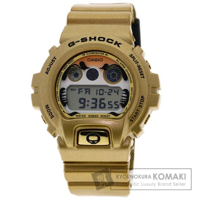 カシオ CASIO DW-6900GDA Gショック 達磨 モチーフゴールド 腕時計 樹脂 樹脂 メンズ 中古