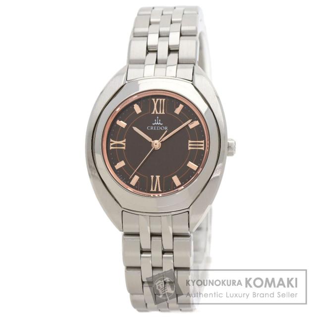 セイコー SEIKO GSAS053 4J81-0AN0 クレドール 腕時計 ステンレススチール SS レディース 中古