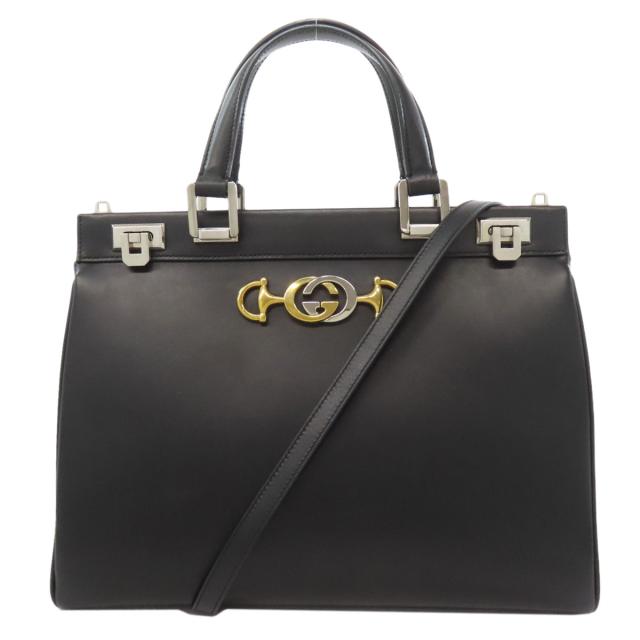 グッチ GUCCI 564714 ズゥミ 2WAY ハンドバッグ カーフ レディース 中古_1