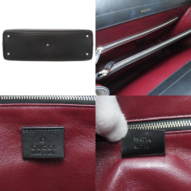 グッチ GUCCI 564714 ズゥミ 2WAY ハンドバッグ カーフ レディース 中古_4