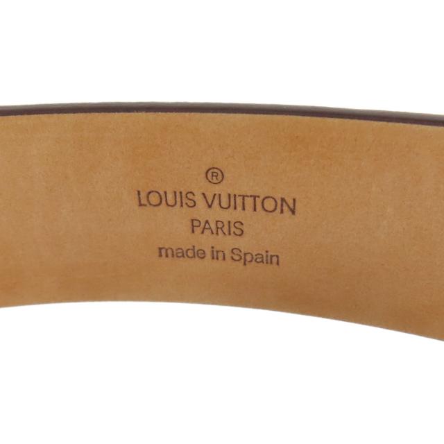 ルイヴィトン LOUIS VUITTON M6809 サンチュール LST ベルト レザー レディース 中古_4