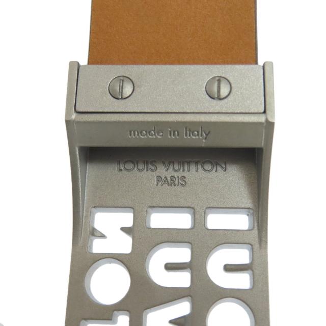 ルイヴィトン LOUIS VUITTON M6809 サンチュール LST ベルト レザー レディース 中古_5