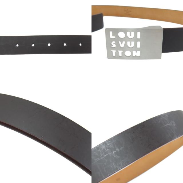 ルイヴィトン LOUIS VUITTON M6809 サンチュール LST ベルト レザー レディース 中古_8