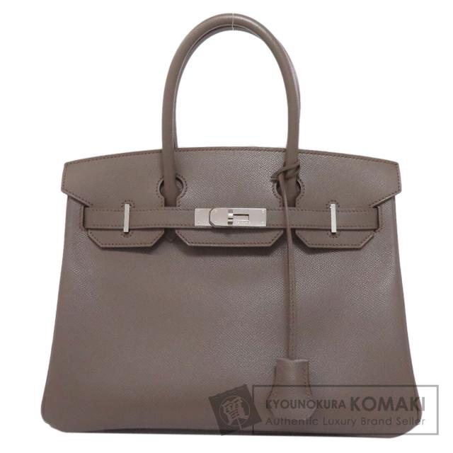 エルメス HERMES  バーキン30 エタン シルバー金具  ハンドバッグ エプソン レディース  中古