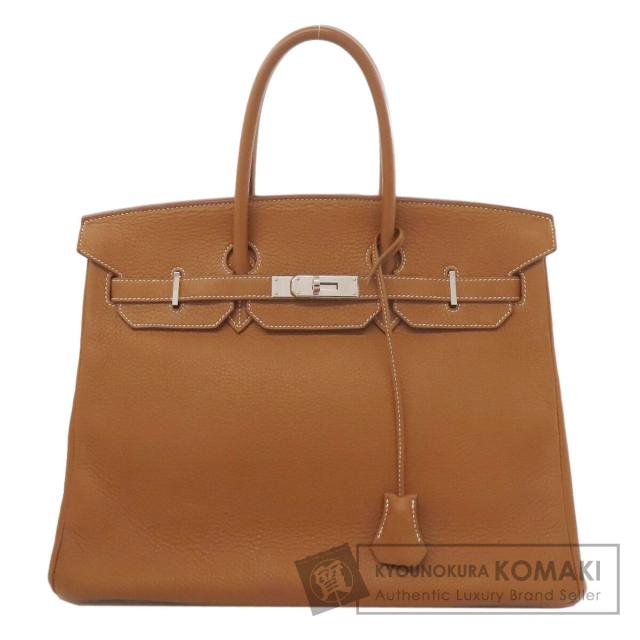 エルメス HERMES  バーキン35 ゴールド シルバー金具  ハンドバッグ トリヨン レディース  中古