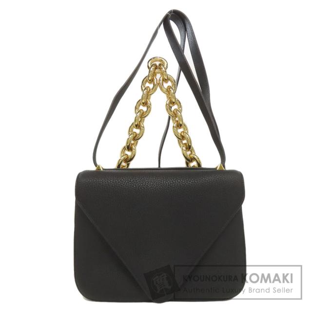 ボッテガヴェネタ BOTTEGA VENETA  マウント エンベロープ 2WAY  ハンドバッグ カーフ 中古