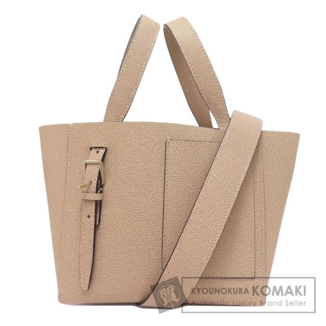 ヴァレクストラ Valextra  バケットバッグ マイクロショルダー 2WAY  ハンドバッグ 中古