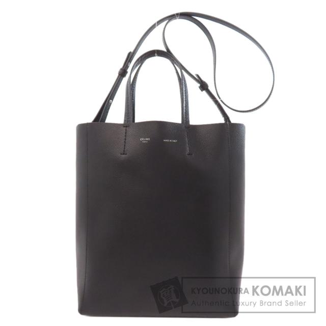 セリーヌ CELINE  バーティカル カバ スモール 2WAY  ハンドバッグ カーフ レディース  中古