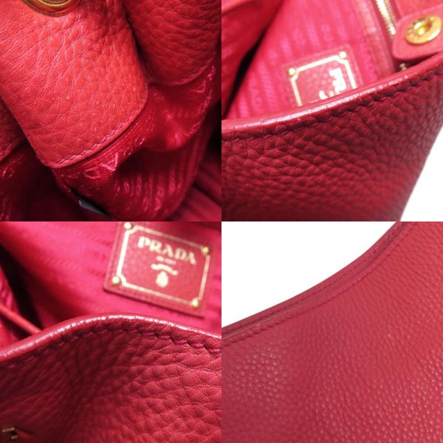 プラダ PRADA ワンショルダー ショルダーバッグ カーフ レディース 中古_5