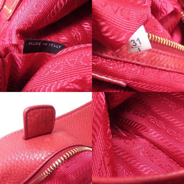 プラダ PRADA ワンショルダー ショルダーバッグ カーフ レディース 中古_4