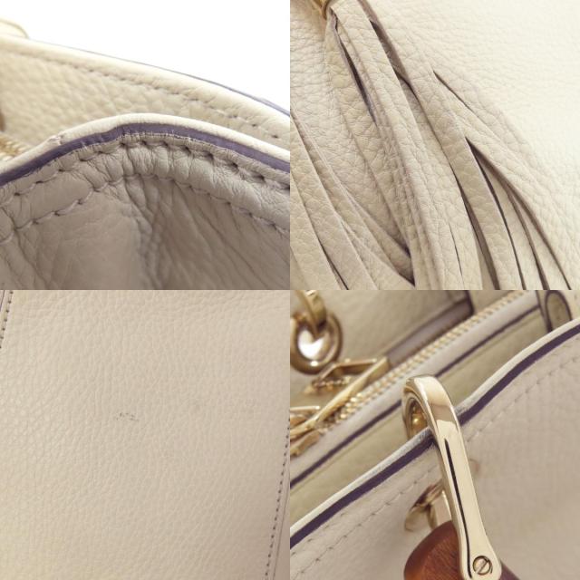 グッチ GUCCI 323660 バンブー 2WAY ハンドバッグ カーフ レディース 中古_6