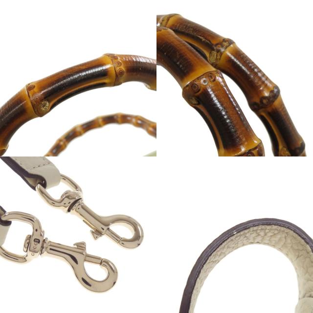 グッチ GUCCI 323660 バンブー 2WAY ハンドバッグ カーフ レディース 中古_7