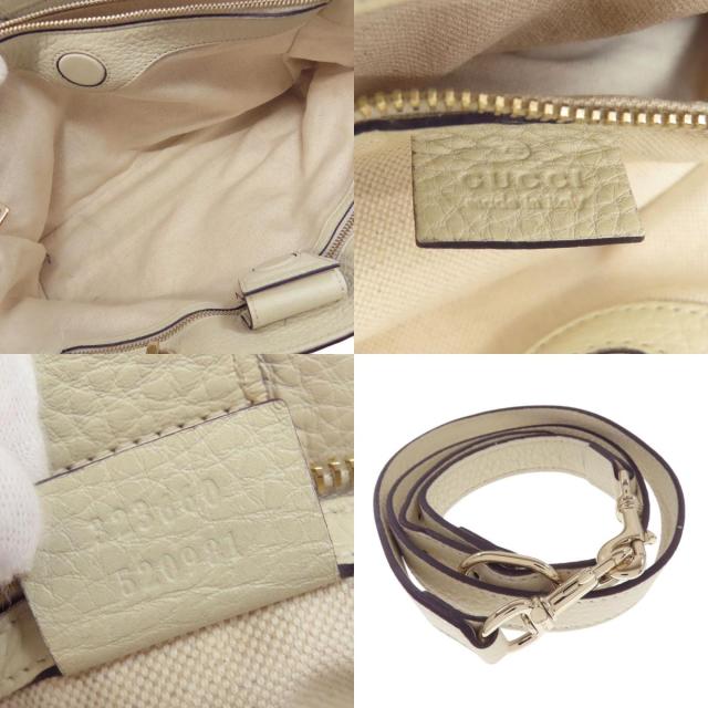 グッチ GUCCI 323660 バンブー 2WAY ハンドバッグ カーフ レディース 中古_3